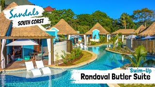 Swim-Up Rondoval Butler Suite RSUP | Sandals South Coast, Jamaica | Walkthrough Tour & Review 4K