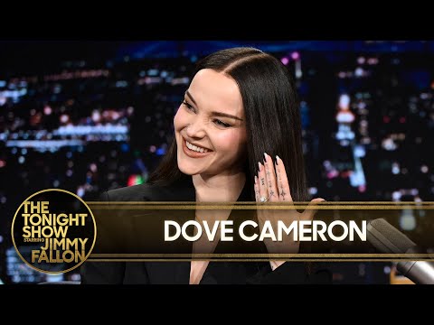 Dove Cameron Spills About Her Engagement to Damiano David of Måneskin | The Tonight Show