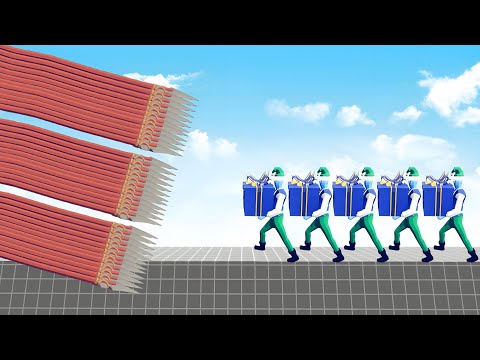 1000x OVERPOWERED SPEAR vs 5x ALL UNIT | TABS - Totally Accurate Battle Simulator