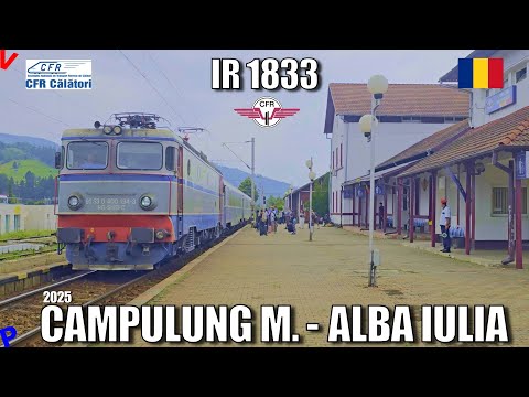 Campulung Moldovenesc - Alba Iulia | Travel and presentation with the CFR IR 1833 train