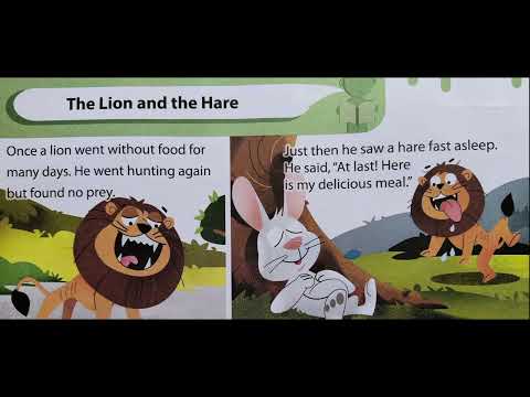 The Lion and the Hare | Text Book Story | CBSE | Junior KG