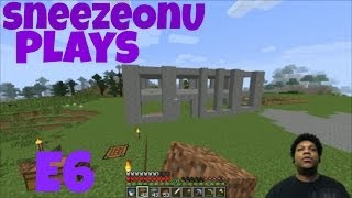 Minecraft - 1st level 30 enchant and the house foundation (E6)