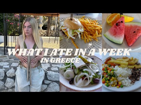 WHAT I EAT IN A WEEK IN GREECE | GLUTEN FREE + REALISTIC | SUMMER 2022 |