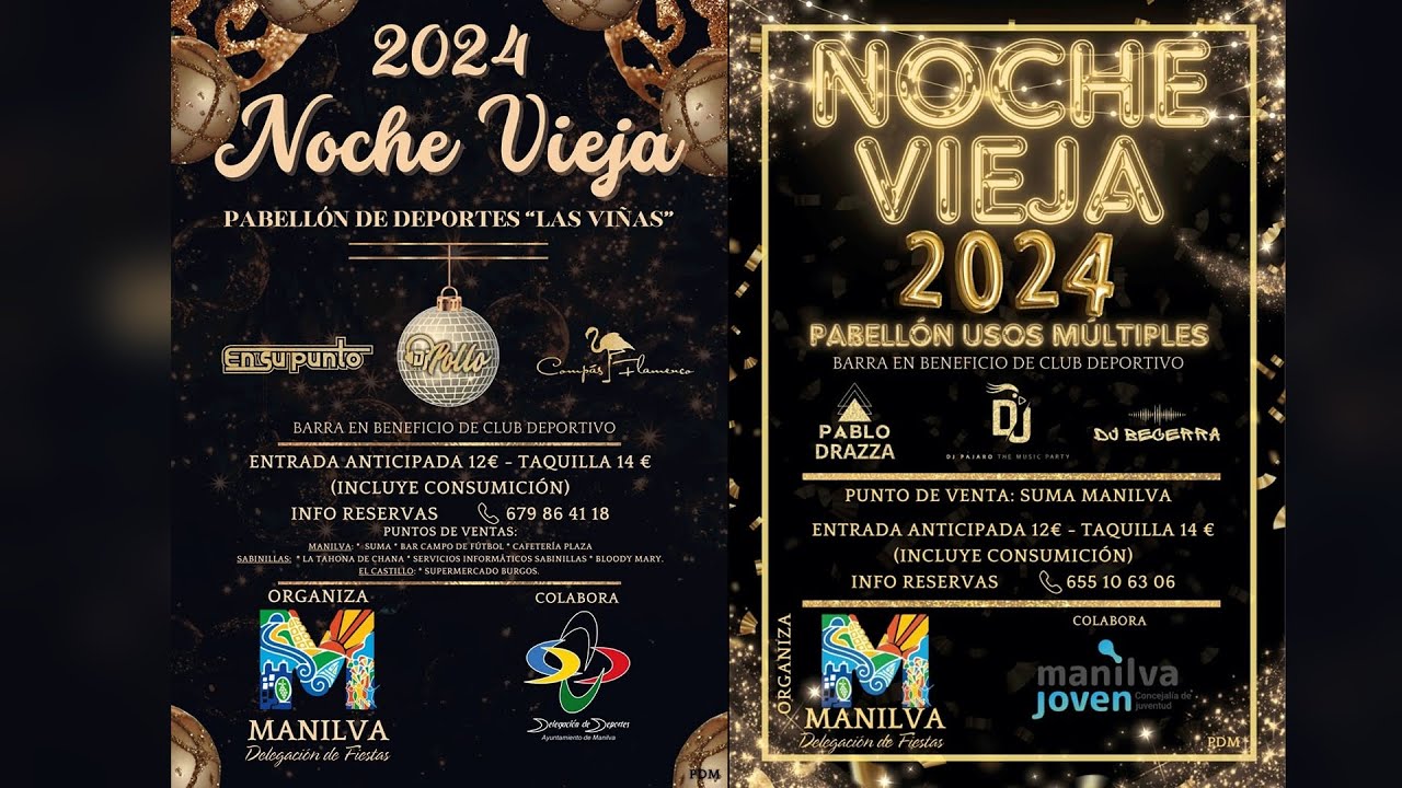 Fiestas de Nochevieja 2024