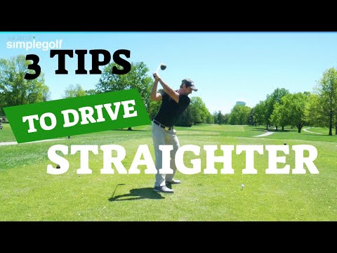 Part of a video titled 3 Tips To Drive The Golf ball STRAIGHTER - YouTube