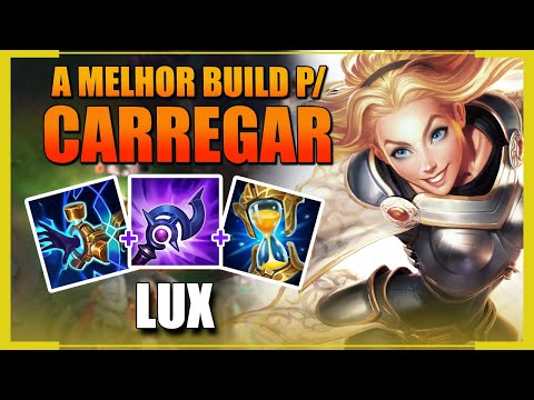 LUX SUP TÁ MUITO BROKEN! COMO JOGAR DE LUX SUP RUNAS E BUILD | League of legends BR