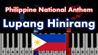 Download lagu Lupang Hinirang - Philippine National Anthem | Easy Piano  🇵🇭 mp3