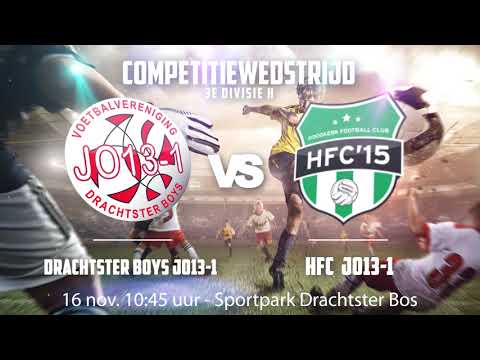 Drachtster Boys JO13-1 vs HFC'15 JO13-1