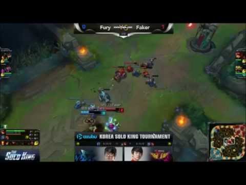 Faker vs Fury - 1v1 -The Solo King Korean 1v1 Tournament [Bo3]