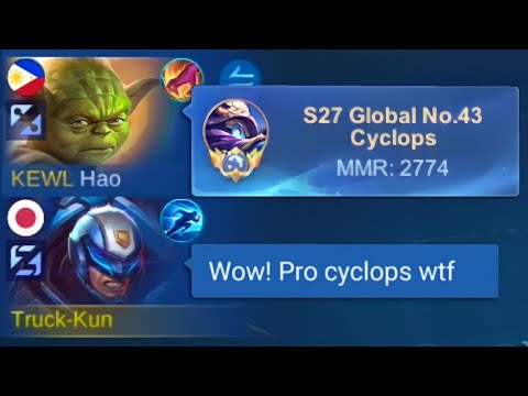 TRUCK KUN MET TOP GLOBAL CYCLOPS!! (win or loss?)
