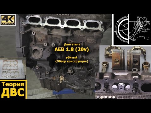 Фото к видео: Теория ДВС - Двигатель AEB 1.8 (20v) убитый (Обзор конструкции)