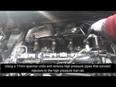 vw audi seat skoda 1.6 tdi injectors removal