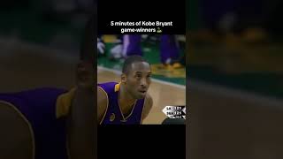 5 minutes of Kobe Bryant game winners 💜 | NBA Throwback
