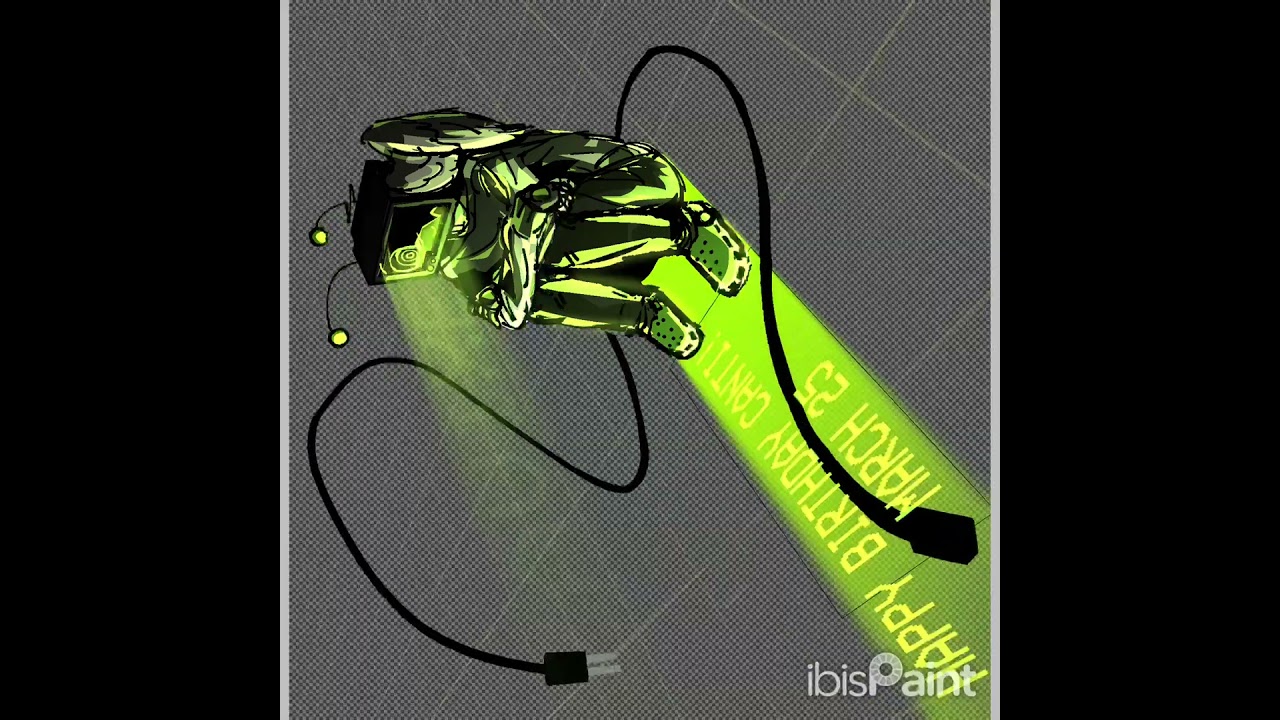 Speed pain (birthday art for frien