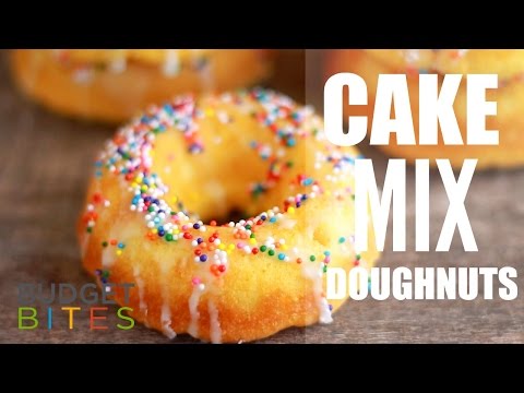How to Make Cake Mix Doughnuts | Budget Bites