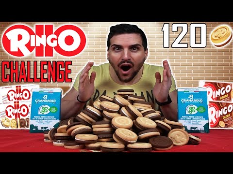 180 BISCOTTI RINGO CHALLENGE (Con rinforzo di 2 LITRI di LATTE)  Cheat Day ITA | MAN VS FOOD #Ringo
