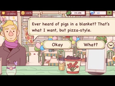 How to make the 'Pigs in a blanket' order in Good Pizza Great Pizza!