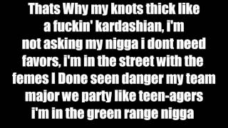 Lil Wayne ft J Cole Green Ranger Lyrics On Screen