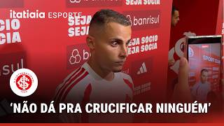 BRUNO GOMES, DO INTERNACIONAL, SAI EM DEFESA DO ELENCO APÓS DERROTA PARA O PALMEIRAS