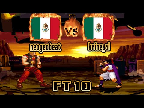 Garou: Mark of the Wolves- neogeobeat (MEX) VS (MEX) kaine_ai [garou] [Fightcade/FT10] 餓狼 群狼之證
