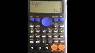 How to convert fractions into decimal on CASIO calculator