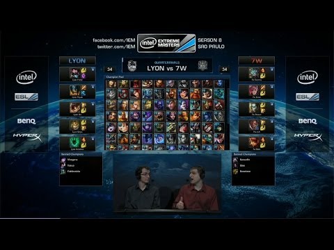 Lyon Gaming vs  Seven Wars   Match 2   IEM Sao Paulo   League of Legends