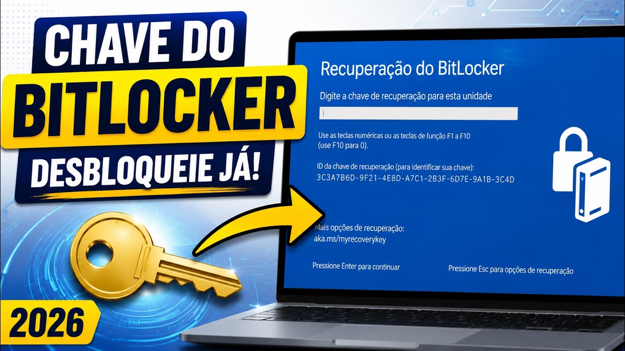 desbloquear unidade bitlocker sem chave de recuperação