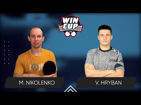 19:00 Maksym Nikolenko  - Vadym Hryban West 5 WIN CUP 28.01.2024 | TABLE TENNIS WINCUP