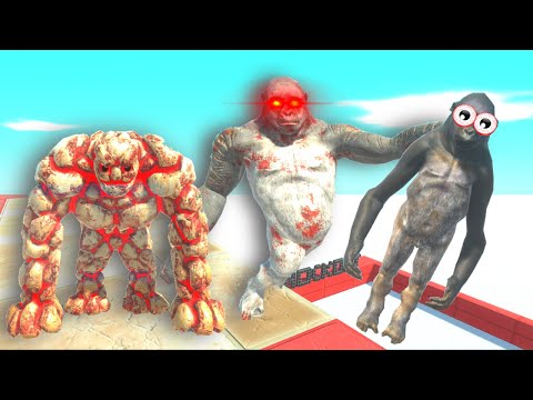 CLUMSY GORO KNOCKOUT UNITS INTO LAVA GOLEM'S LAVA HOUSE! - ARBS