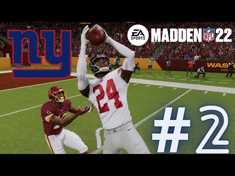 MADDEN 22 NEW YORK GIANTS FRANCHISE EPISODE 2!