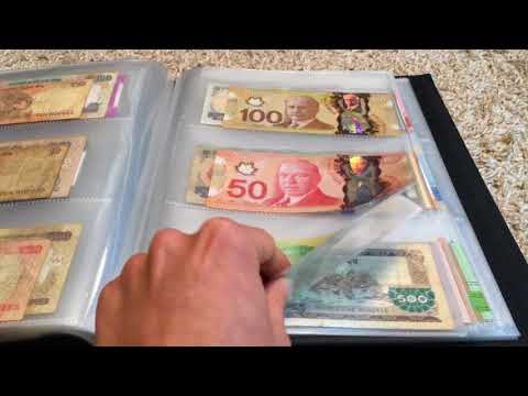 My currency collection - January 2018