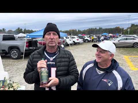 Drinking Weller SR Bourbon at the Patriots Game at Gillette Stadium