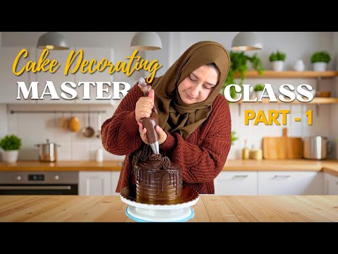 Cake Decorating Masterclass for Beginners (Part 1) | Tools, Layering & Frosting Prep