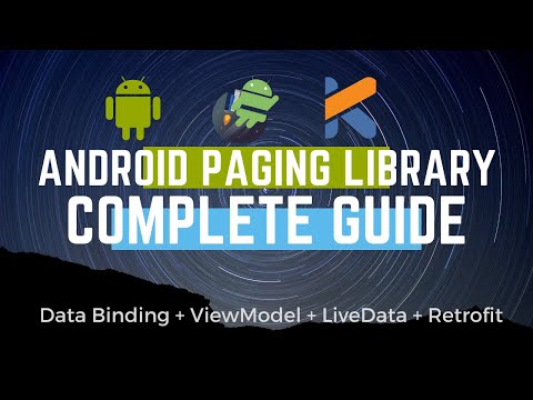 Android RecyclerView with  Paging Library | Data Binding  | Live Data | Retrofit