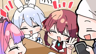 ヴィヴィちゃんの地雷って…？【兎田ぺこら/宝鐘マリン/綺々羅々ヴィヴィ/hololive/ホロライブ /手描き】