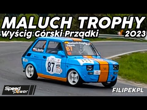 🔥BEST OF: FIAT 126p MALUCH TROPHY (20. Hill Climb Prządki 2023) | Action by Speed & Power