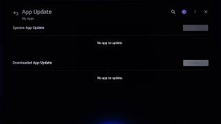 LG 43UA73003LA – Uygulamalar Nasıl Güncellenir