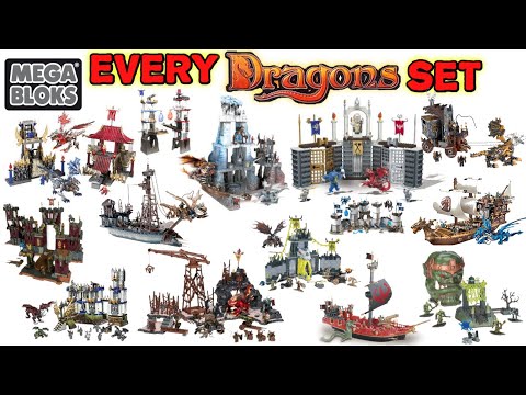 ALL MEGA BLOKS DRAGONS SETS EVER MADE!