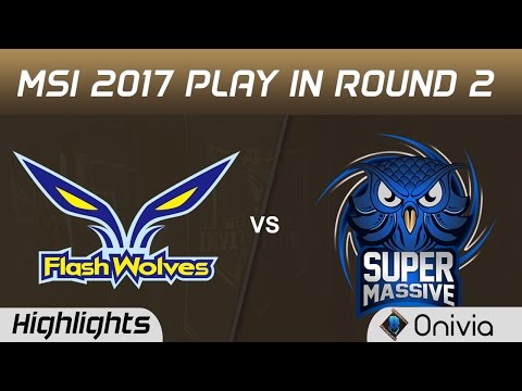 FW vs SUP Highlights Game 3 MSI 2017 Play In Round 2 Flash Wolves vs SuperMassive by Onivia
