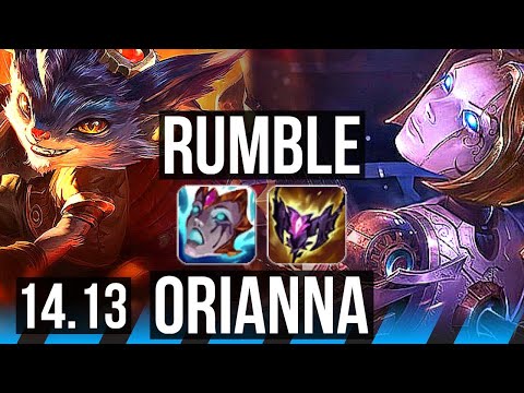 RUMBLE vs ORIANNA (MID) | 2300+ games, 12/2/2, Legendary | EUW Master | 14.13