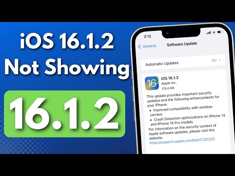 How To Fix iOS 16.1.2 Update NOT Showing on iPhone & iPad