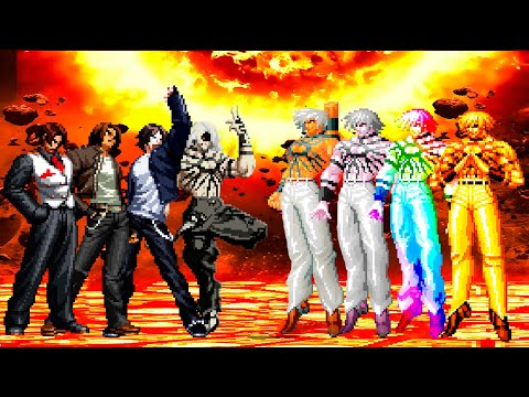 [KOF Mugen] Kyo Kusanagi Team vs Orochi Team