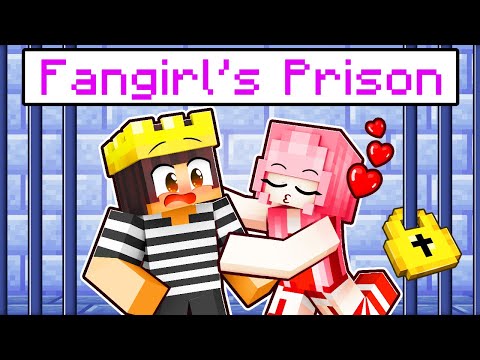 LOCKED In CRAZY FAN GIRL’S Prison In Minecraft!