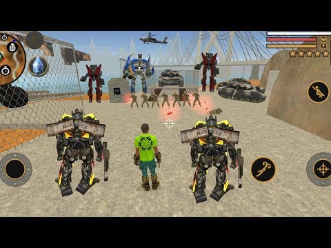 Vegas Crime Simulator (Transformer Fight Car Robot) 💪Transformer Truck + Vegas Hero + Monster Truck