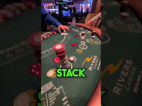 FULL TILT W/ A BIG STACK 😮‍💨 #blackjack #casino #gambling