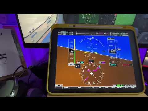 Simionics G1000 PFD and MFD apps tested with MSFS 2024