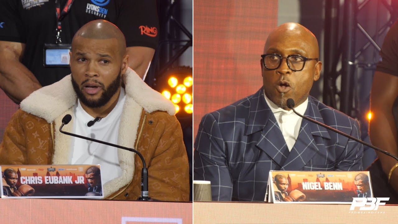 "IF YOU PUT YOUR HANDS ON ME AGAIN.." CHRIS EUBANK JR ISSUES CHILLING THREAT TO NIGEL BENN
