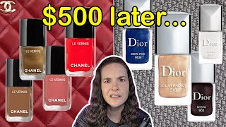 I spent $500 on Chanel & Dior Nail Polish 🤑💅