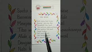 Download lagu HISTORY OF EID AL-ADHA #eid al-adha #prophet ibrahim #prophet ismail #eid al-adha2024 #handwriting mp3