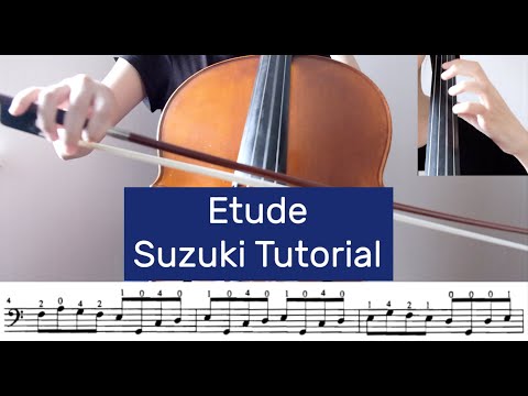 14. Etude - Suzuki Cello Book 1 Tutorial by Cello Studio